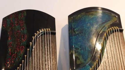 一臺古箏"彈出"兩岸情緣